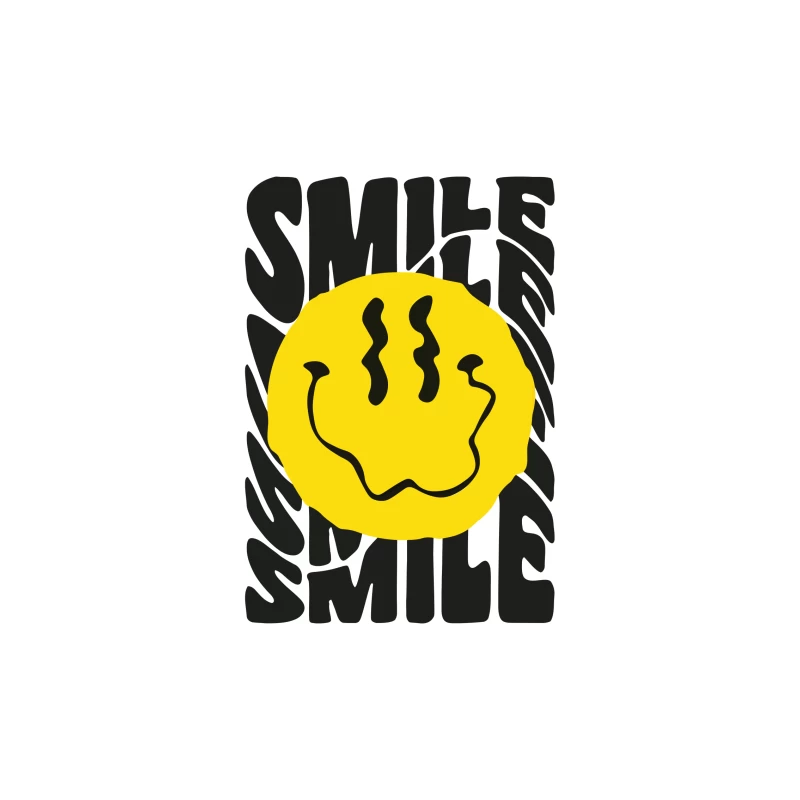 Trippy Smile – Psychedelic Vibes iPhone Case