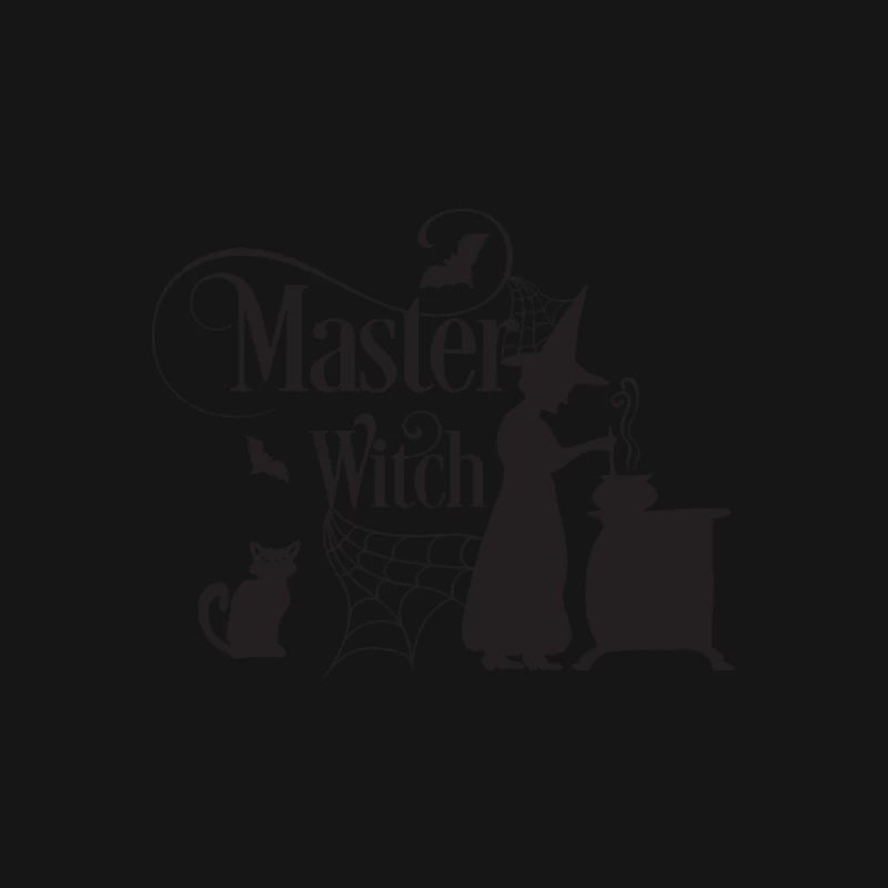 Sorcière Maître avec Chat et Chaudron Femme T-Shirt