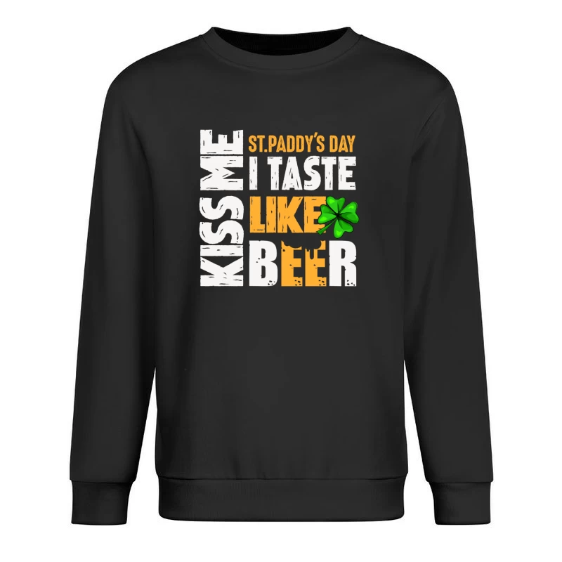 T-shirt Saint Patrick amusant avec trèfle Homme Sweat-shirt à enfiler