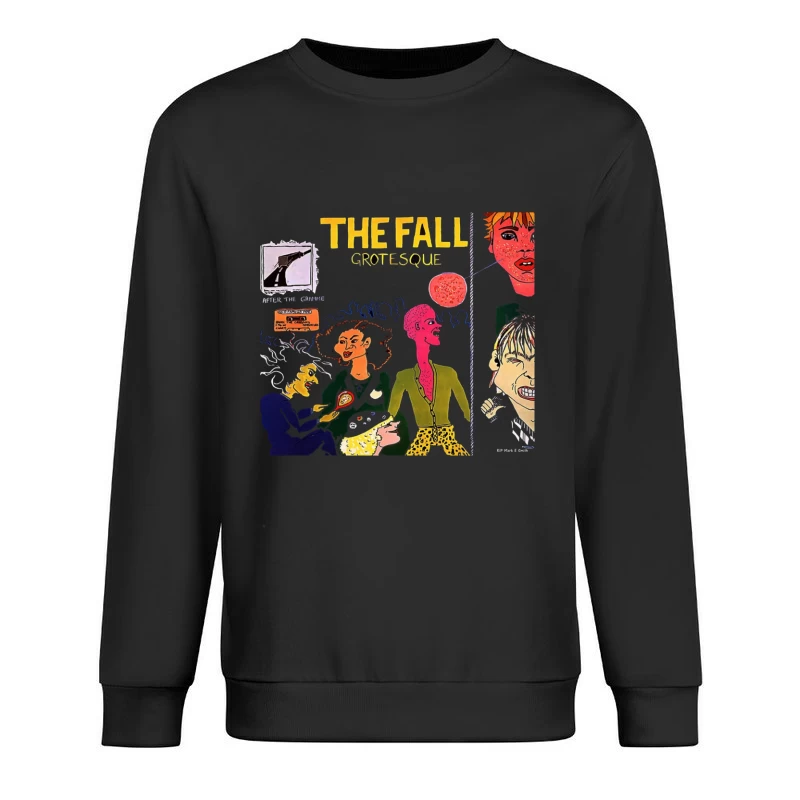 The Fall's "Grotesque" Post-Punk Album Cover Illustration Male Pullover Sweatshirt