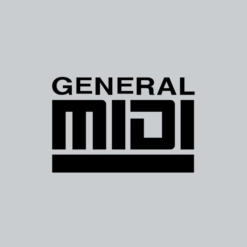 General MIDI Digital Audio Technology Logo Baseball Cap