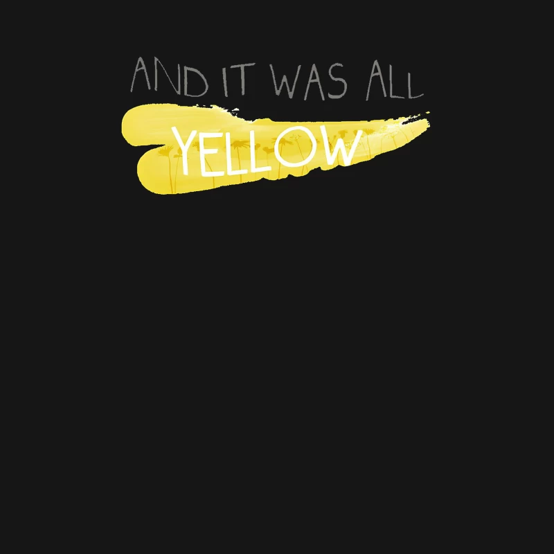 Coldplay Lyrics Yellow Female T-Shirt