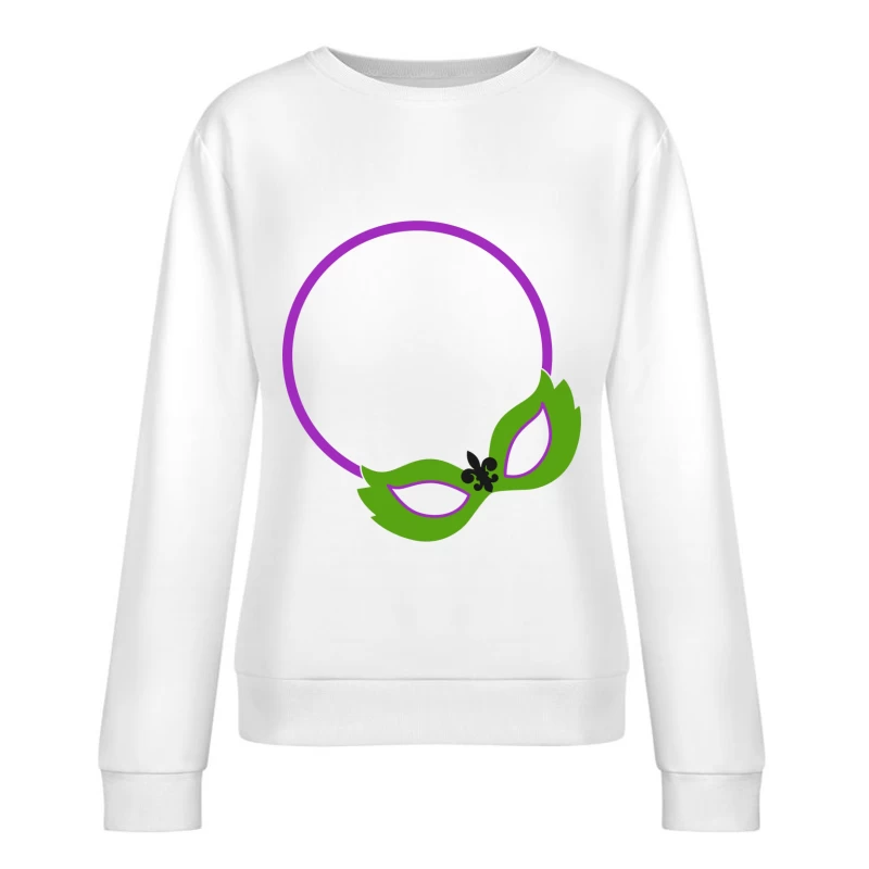 Cercle Masque de Carnaval Femme Sweat-shirt à enfiler