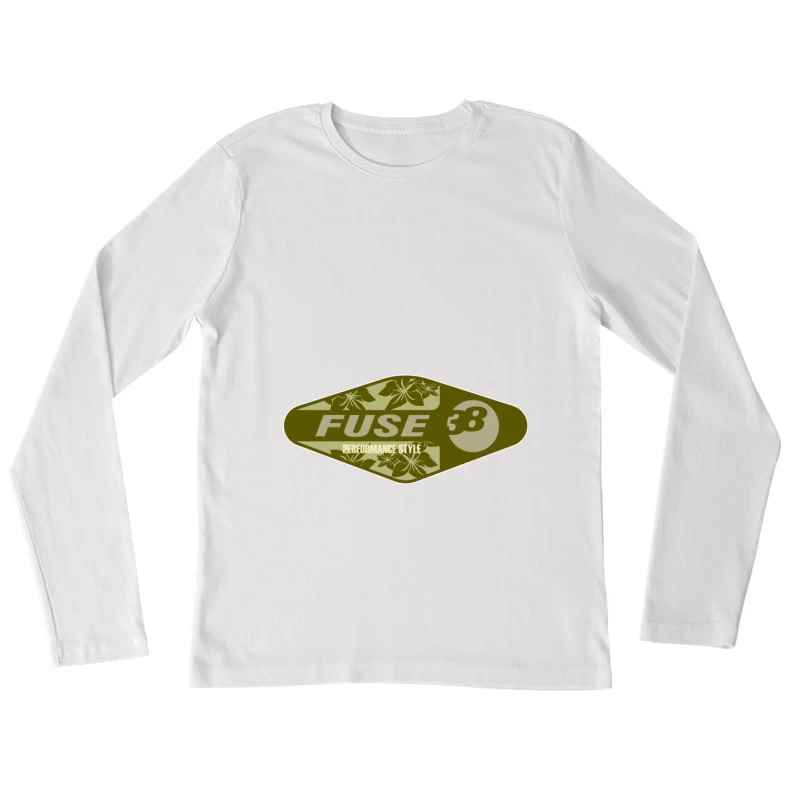 Logo Fuse 58 - Style de Performance Femme Manches Longues T-Shirt