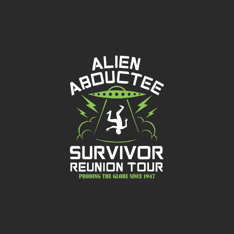 Alien Abductee Survivor Tour UFO Nerd Geek Comic Funny Baseball Cap