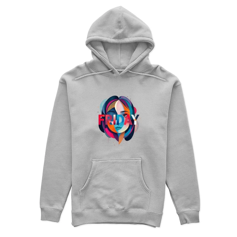 Colorful Friday Artwork Female Pullover Hoodie