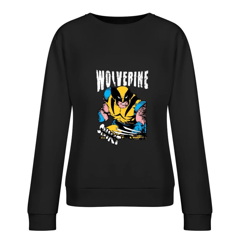 Comic Book Character - Wolverine Female Pullover Sweatshirt
