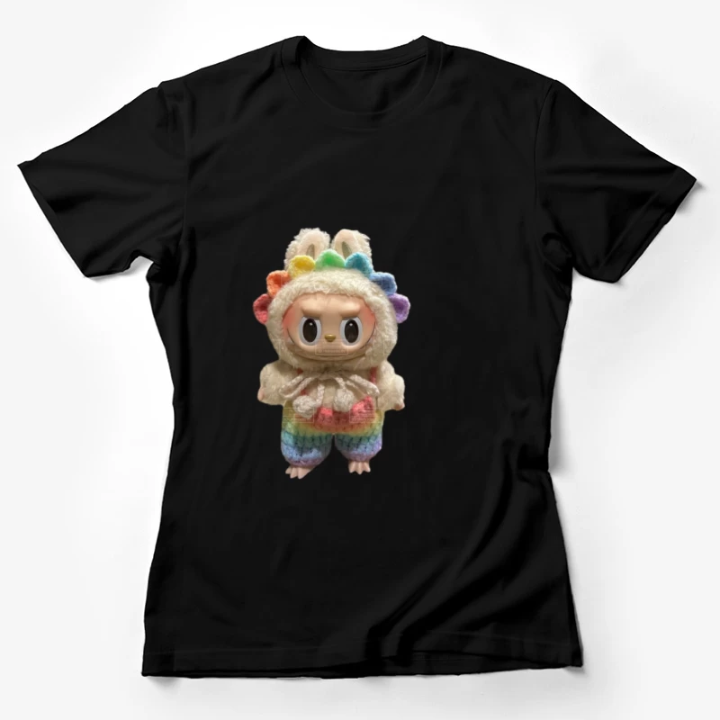 Bunte Puppe mit Regenbogenkostüm Damen T-Shirt