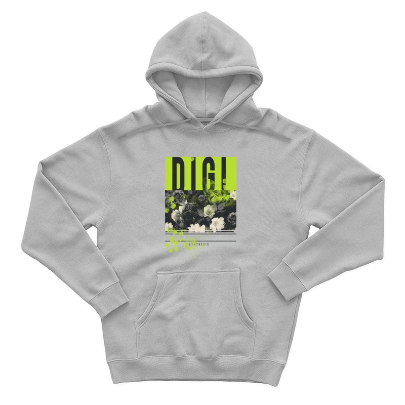 Florales Digitaldesign Herren Pullover Hoodie