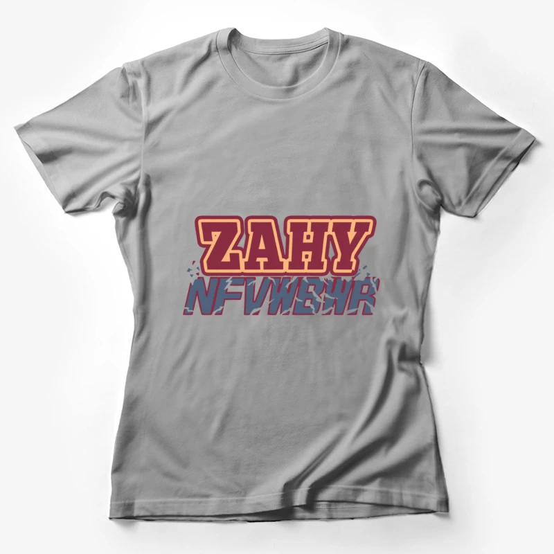 Kreatives Grafikdesign mit Buchstaben Damen T-Shirt