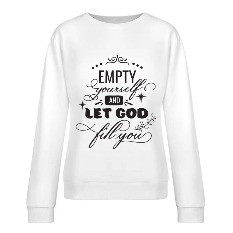 Inspiration Divine et Motivation Femme Sweat-shirt à enfiler