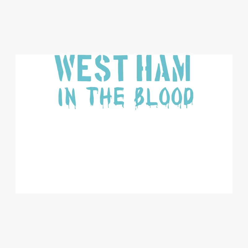 West Ham In The Blood Retro Style New Travel Mug