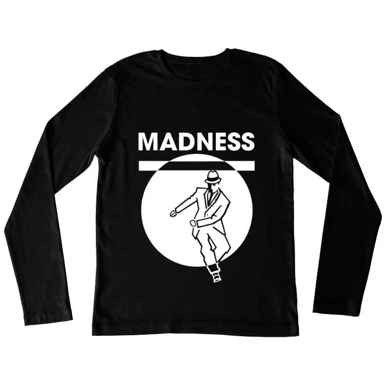 Ska Dance Madness Silhouette Logo Female Long Sleeve T-Shirt