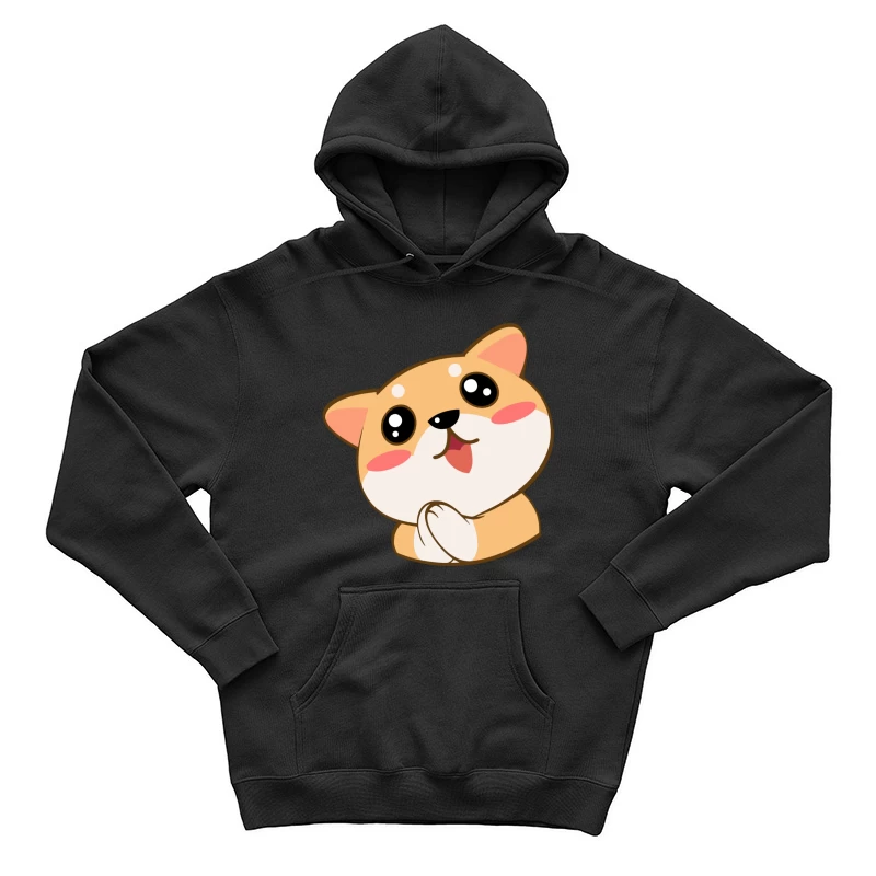Niedlicher Cartoon-Welpe Herren Pullover Hoodie