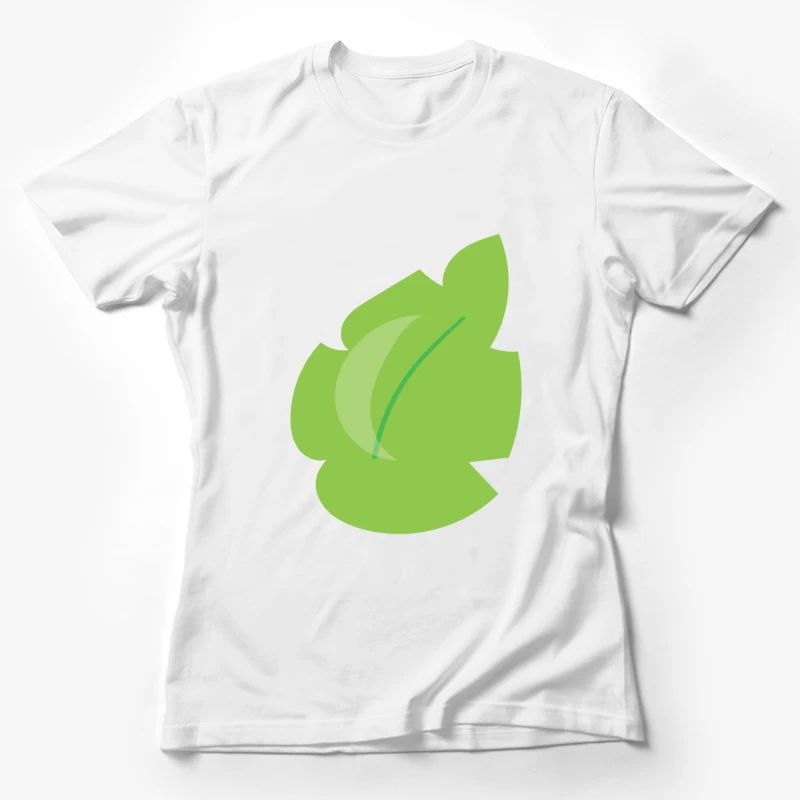Icône de feuille verte Femme T-Shirt