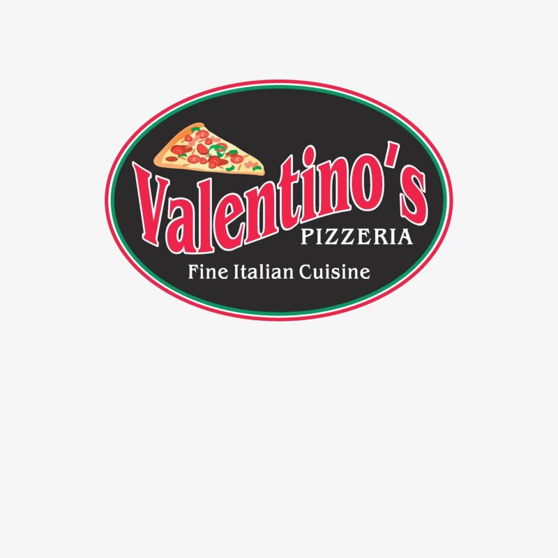 Valentino's Pizza Classic Italian Male Long Sleeve T-Shirt