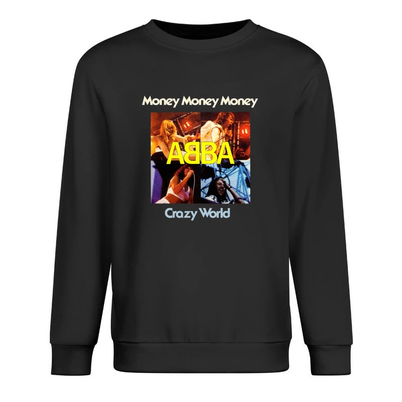 Abba Crazy World Male Pullover Sweatshirt