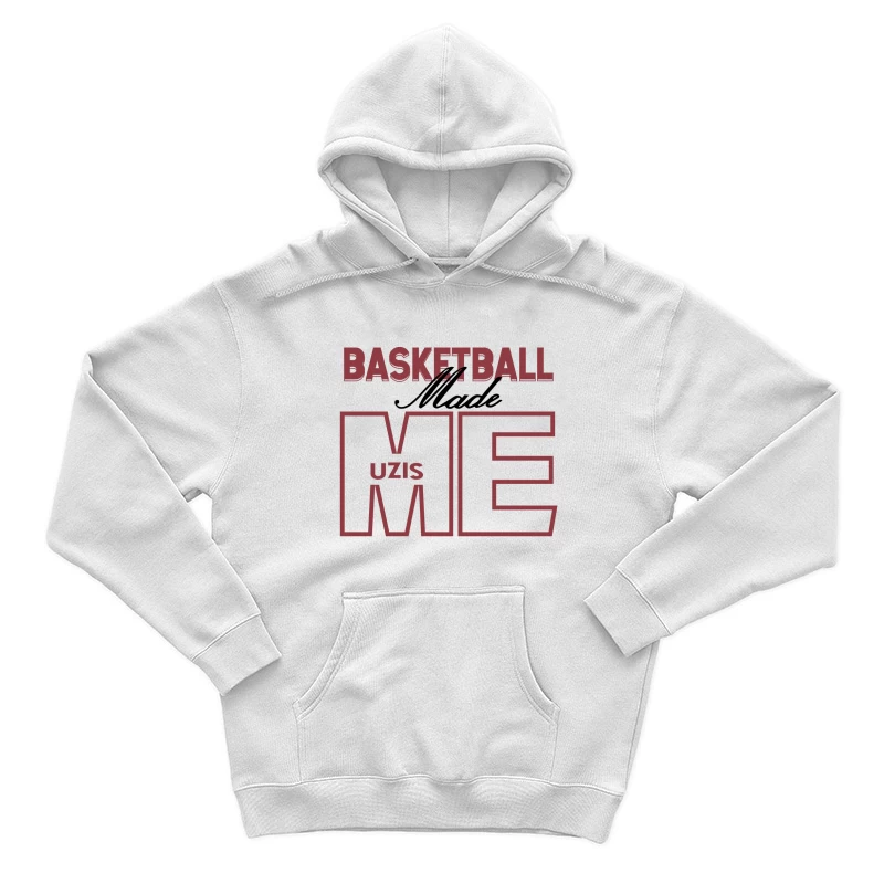Basketball Me Uzis Design Herren Pullover Hoodie