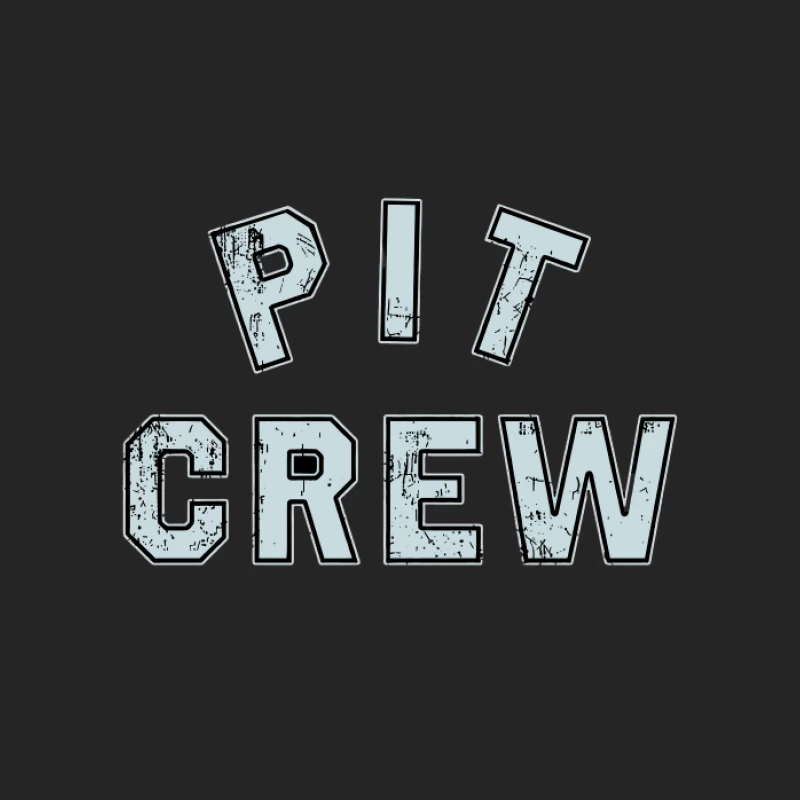 Kühnes 'Pit Crew'-Design Herren Pullover Sweatshirt