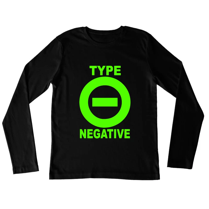 Type O Negative Logo Female Long Sleeve T-Shirt