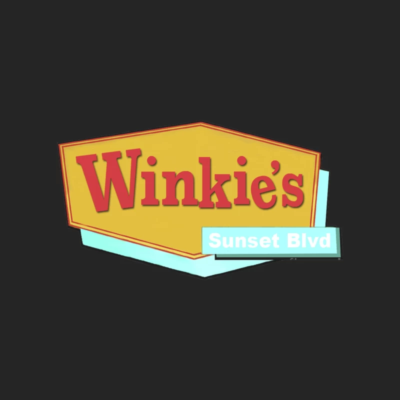Winkie's Sunset Blvd Male Pullover Sweatshirt