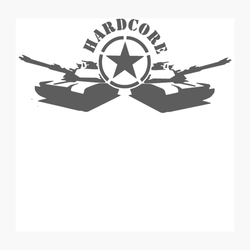 Hardcore Throw Pillow