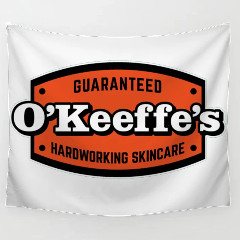 O'Keeffe's Hardworking Skincare Brand Logo Tapestry