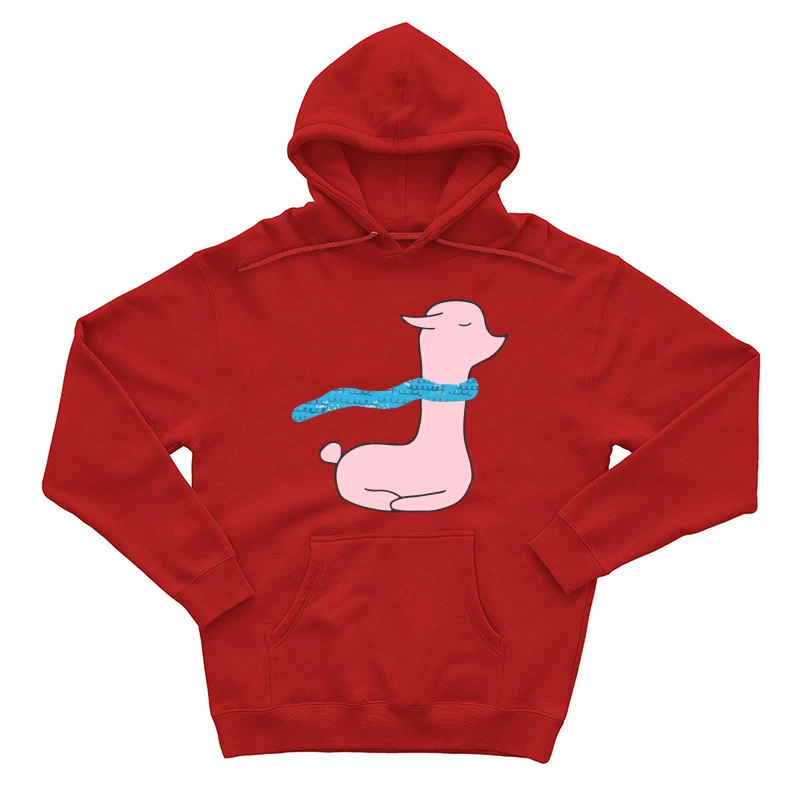 Lama mignon avec écharpe Homme Sweat à capuche