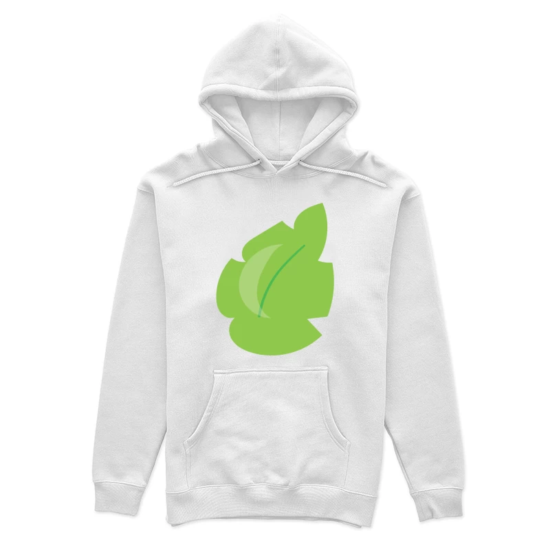Icône de feuille verte Femme Sweat à capuche