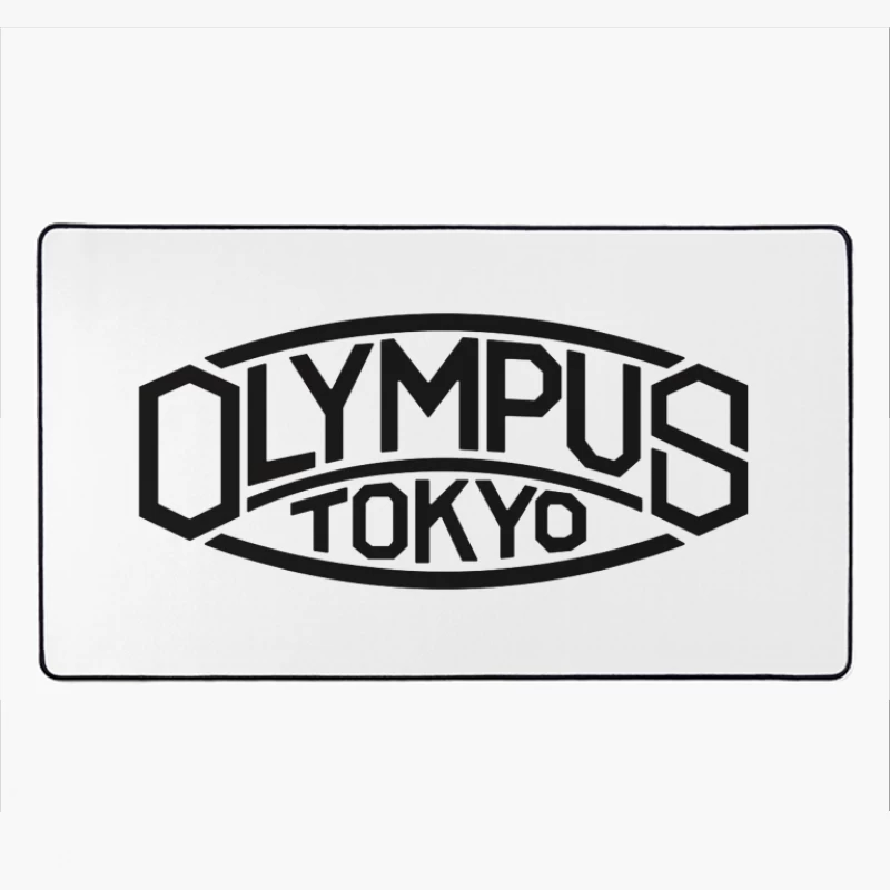 Olympus Tokyo Vintage Camera Brand Logo Desk Mat