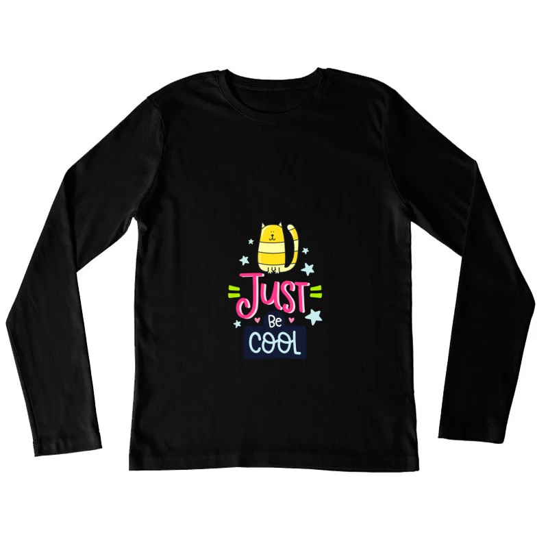 Soyez cool avec un chat mignon Femme Manches Longues T-Shirt