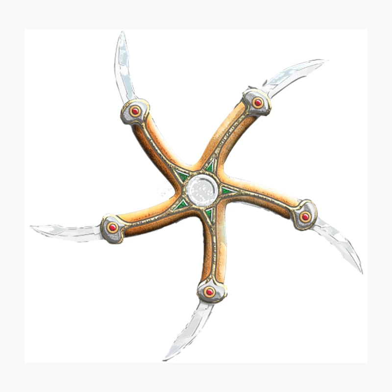 Krull, the Glaive Throw Pillow