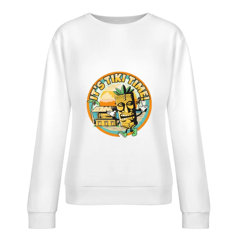 Moment de Tiki Festif Femme Sweat-shirt à enfiler