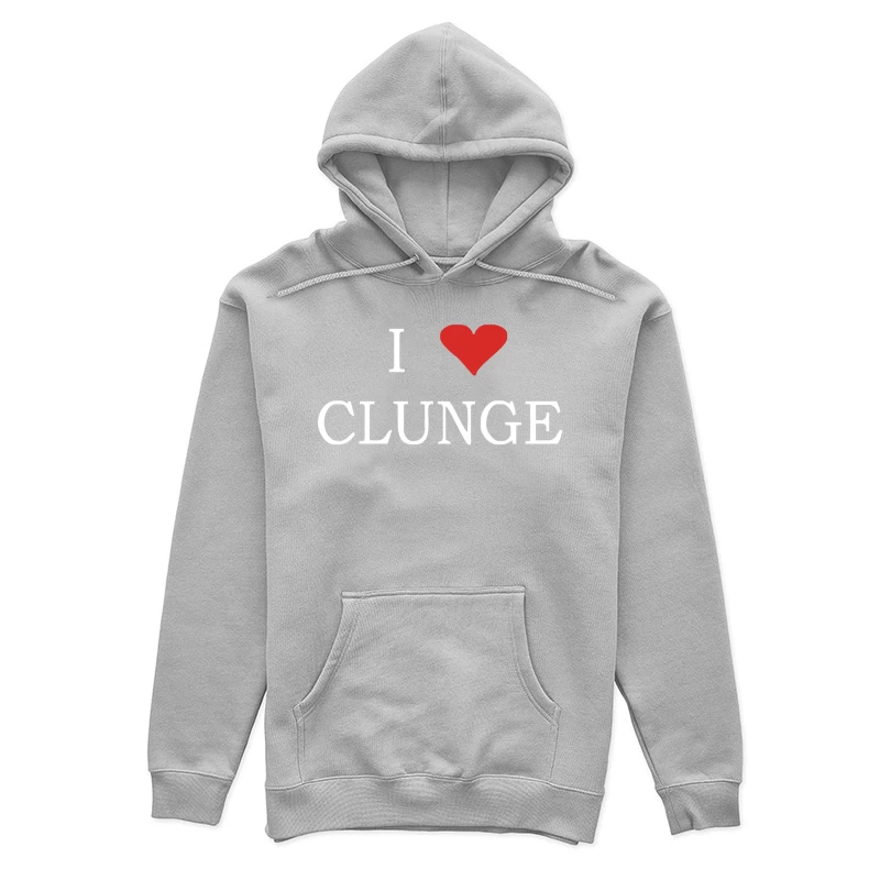 Clunge Funny Female Pullover Hoodie