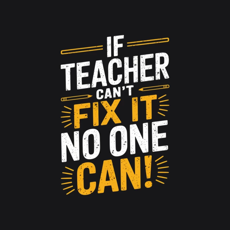 Inspirational Teacher's Motivation: Fix It, We Can! Female Pullover Hoodie