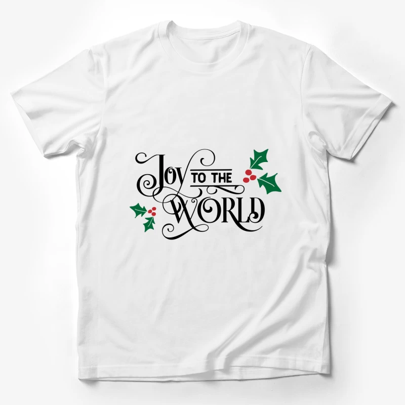 Joyeux Noël avec houx Homme T-Shirt