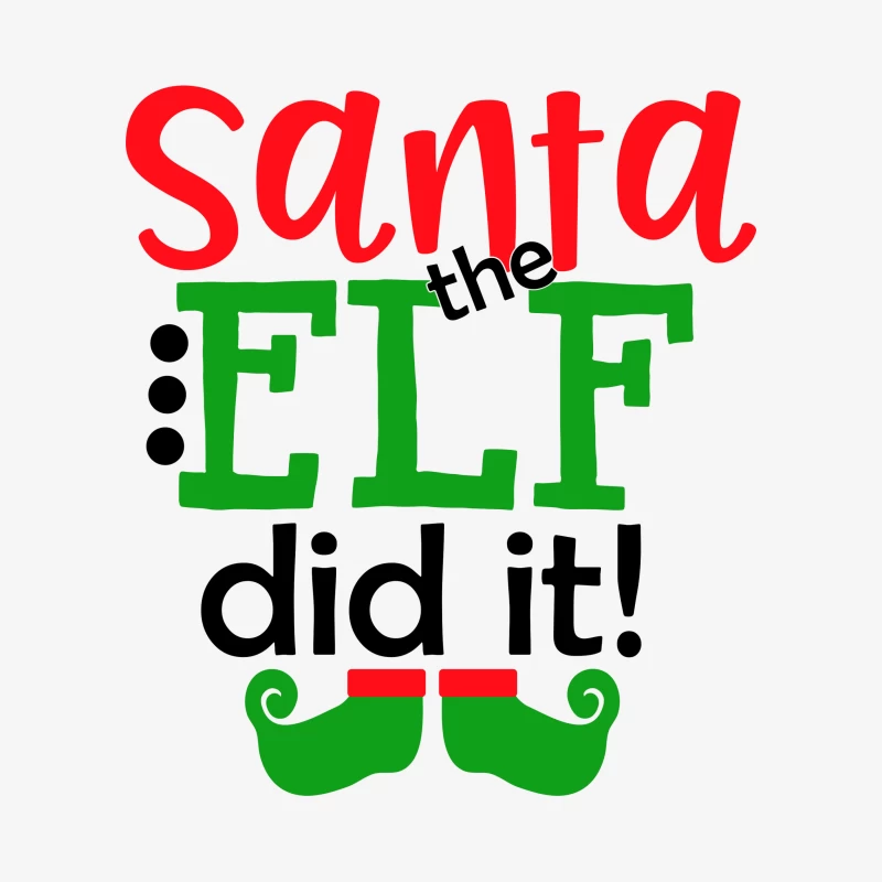 Le lutin de Santa a fait la blague amusante Homme Sweat-shirt à enfiler