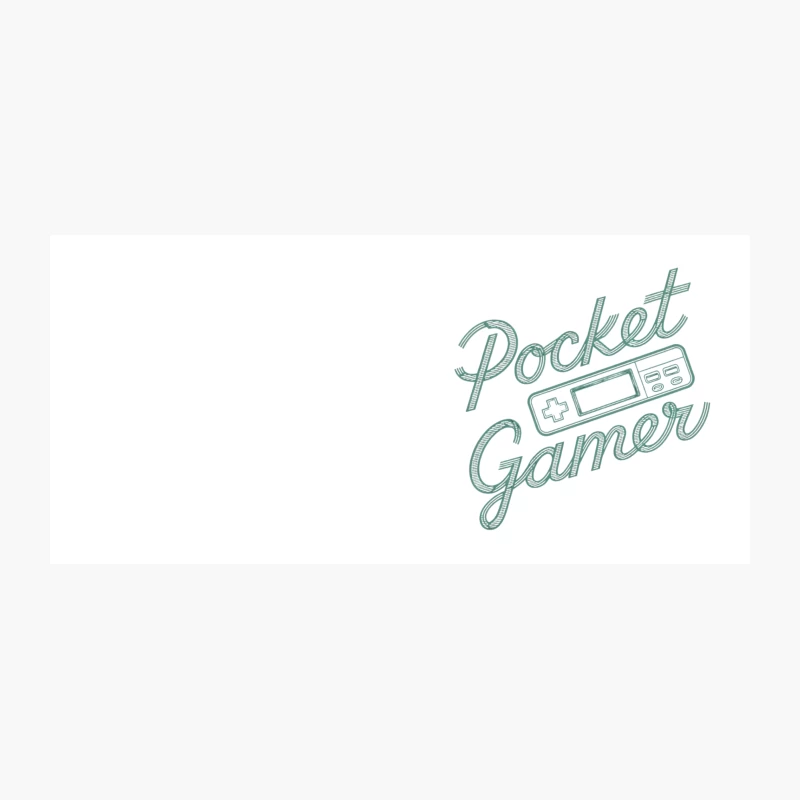 Retro Pocket Gamer Controller Illustration with Vintage Text Design Coffee Mug