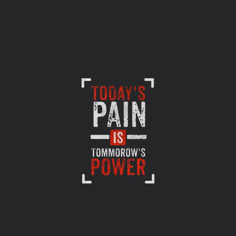 Inspirational Quote on Pain and Power iPhone Case