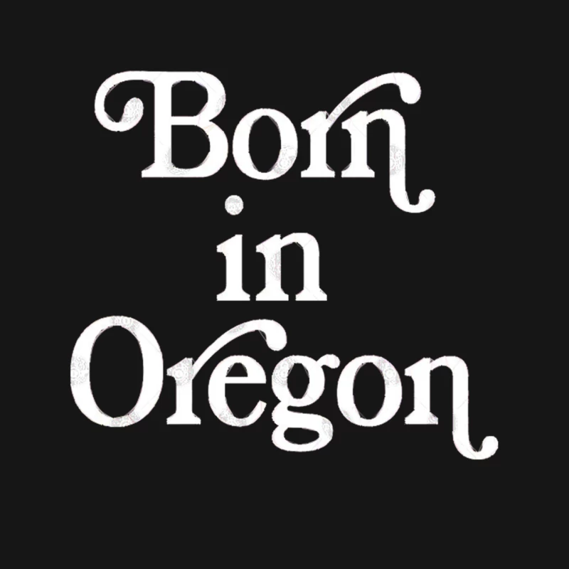 Born In Oregon - Oregon State Pride Design Mouse Pad