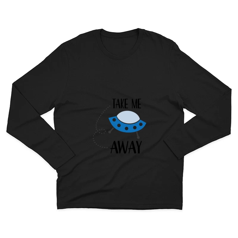 OVNI volant Homme Manches Longues T-Shirt
