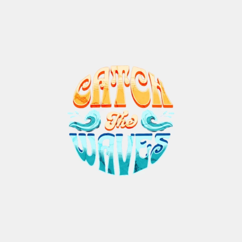 Attrape les Vagues - Surf, Rétro, Design Graphique Homme Débardeur