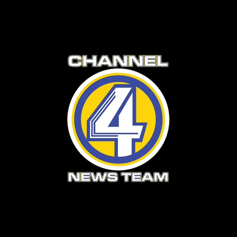 KVWN Channel 4 News Logo Throw Pillow