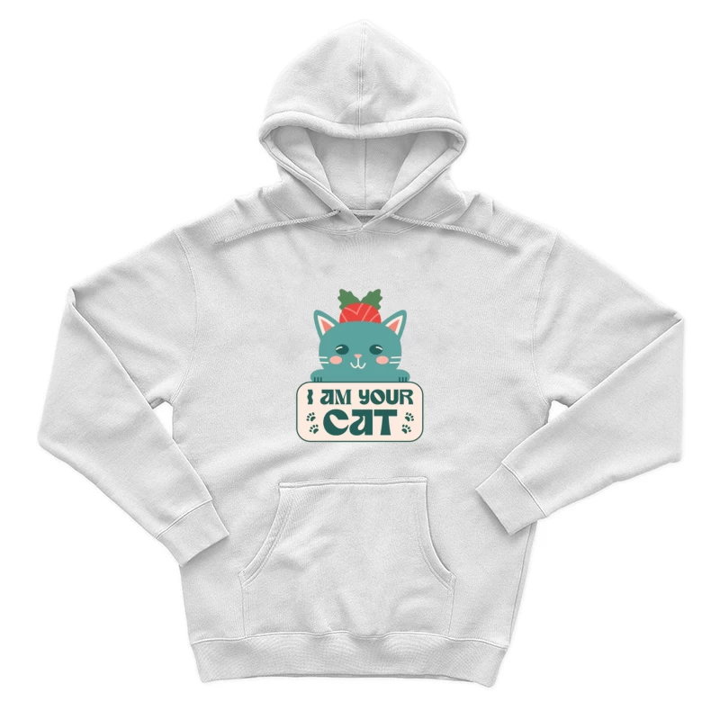 Carte de Chat Mignon Homme Sweat à capuche
