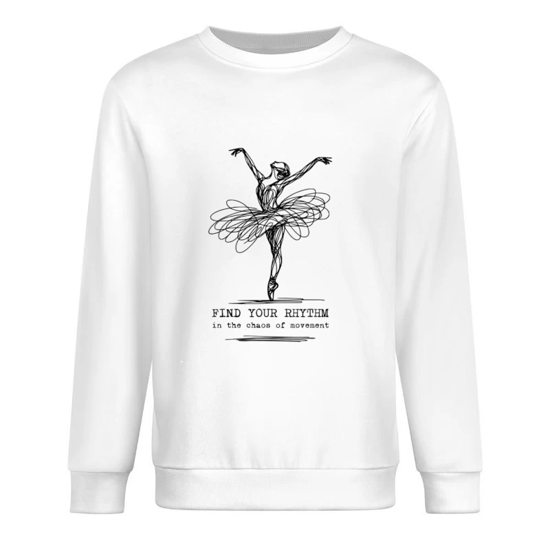 Danse de la ballerine en mouvement Homme Sweat-shirt à enfiler