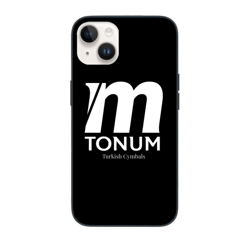 Tonum Turkish Cymbals Brand Logo in White iPhone Case