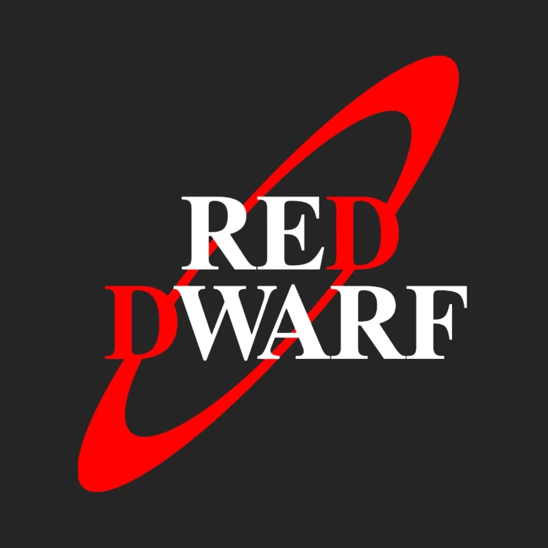 Red Dwarf Science Fiction TV Series Logo Male Pullover Sweatshirt