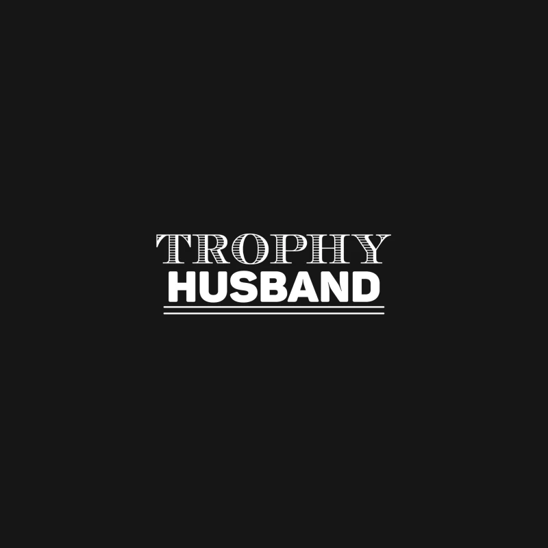 T-shirt avec texte 'Trophy Husband' Femme T-Shirt