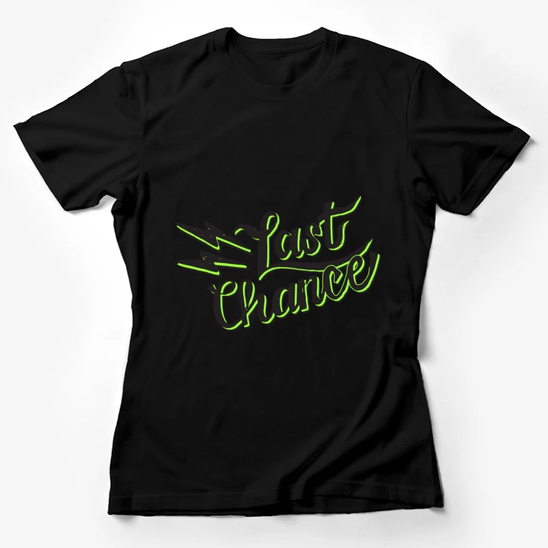 Letzte Chance Leuchtendes Design Damen T-Shirt