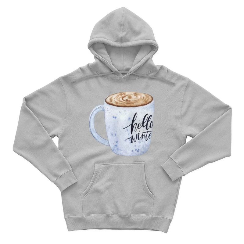 Tasse d'hiver avec cappuccino Homme Sweat à capuche
